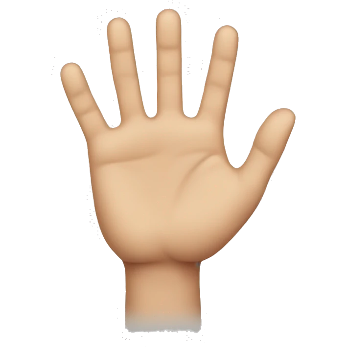 Hand emoji