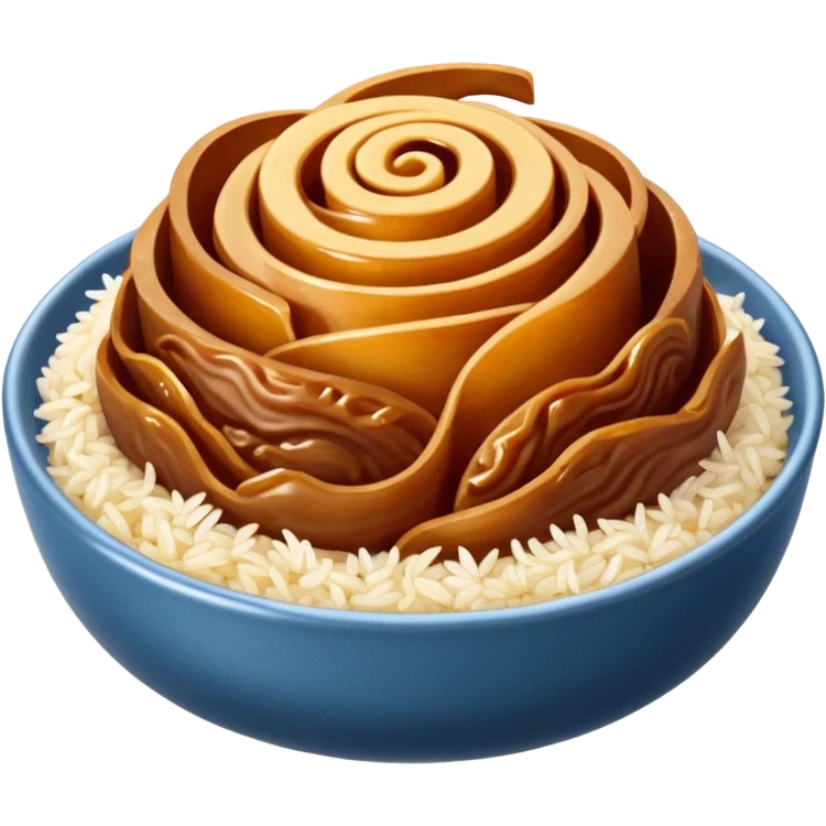 Bœuf caramélisé aux oignons & riz emoji