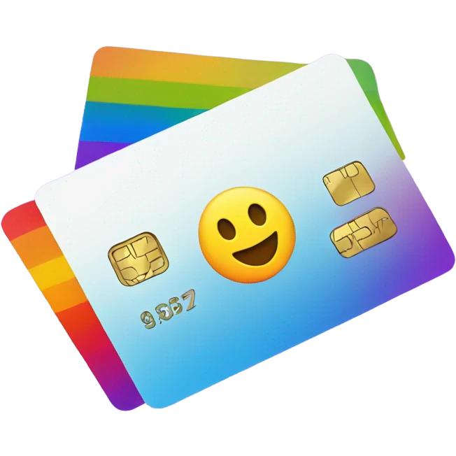Lgbt credit card emoji