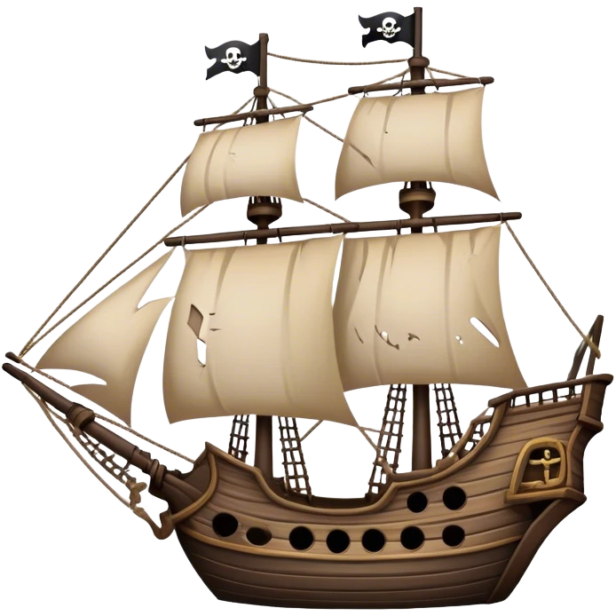 pirate ship emoji