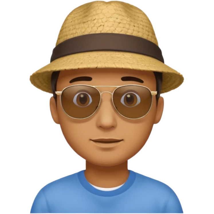 man looking for someone emoji