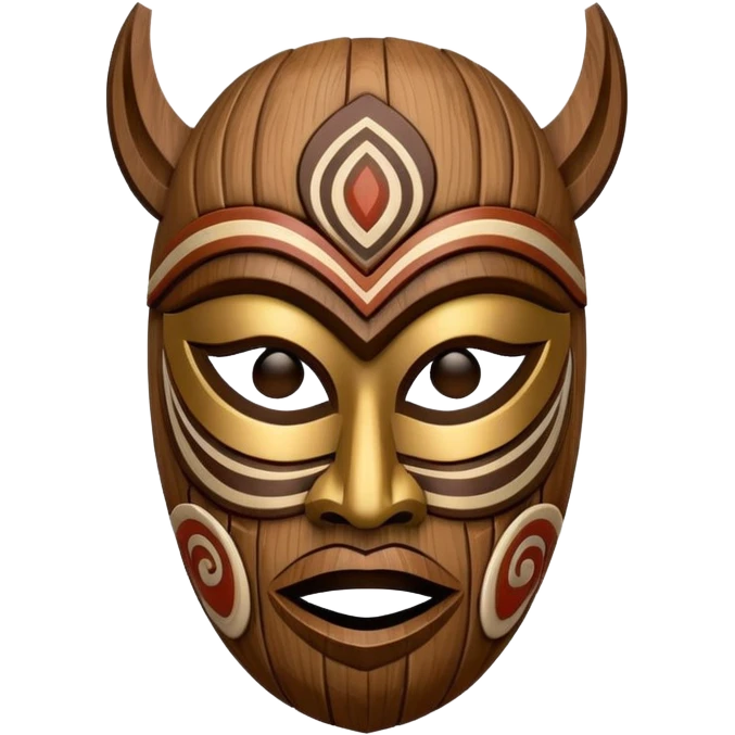 tribal mask emoji