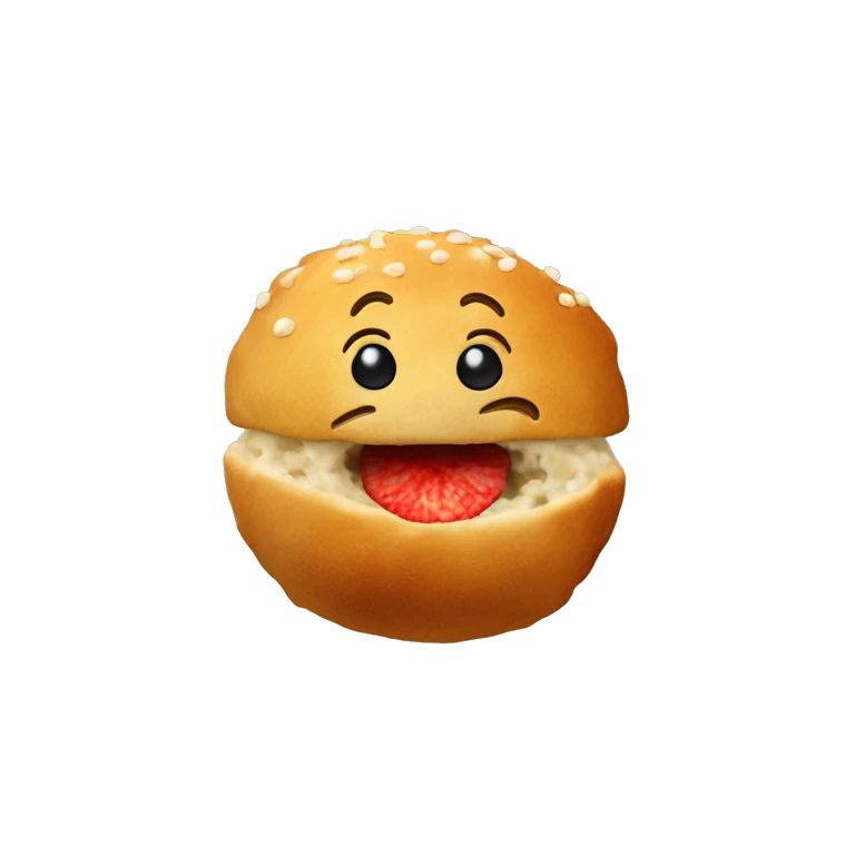 Ein Germknödel mit Mohn emoji