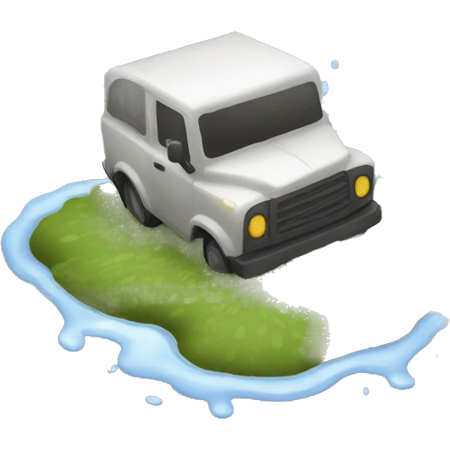 Puddle white emoji