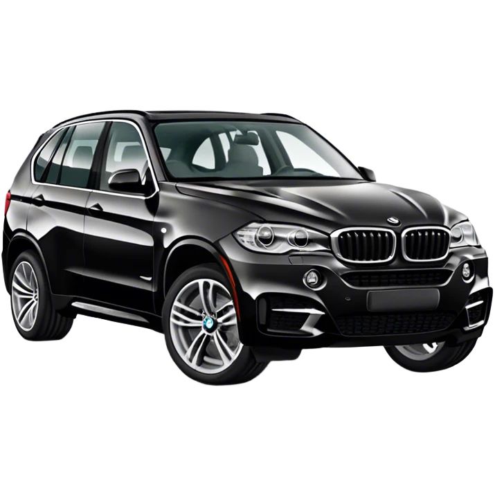 Black bmw x5 emoji