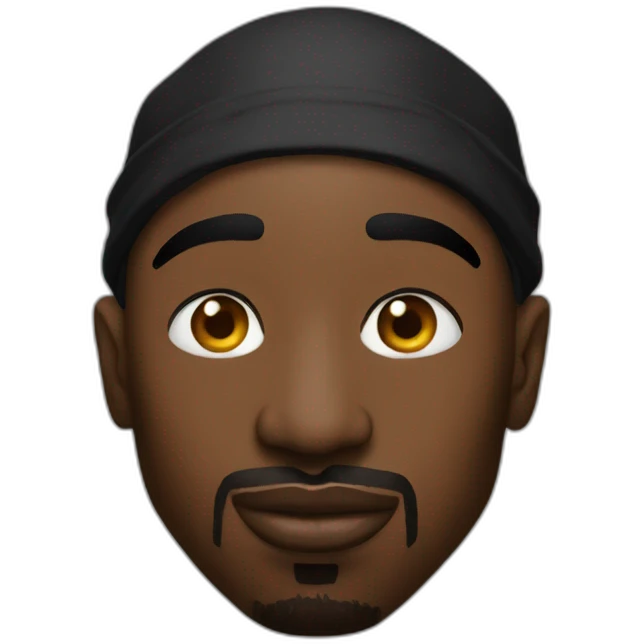 Tupac Shakur emoji