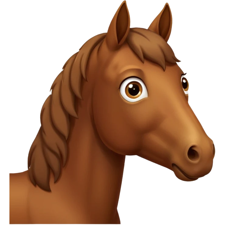 Confused horse with question marks  emoji