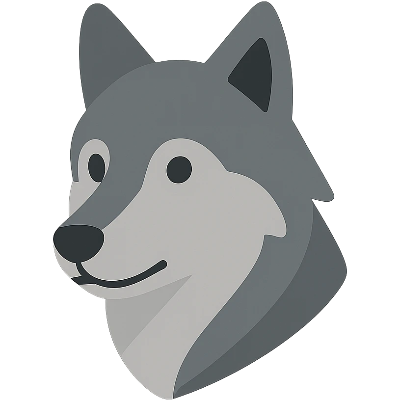 Wolf emoji