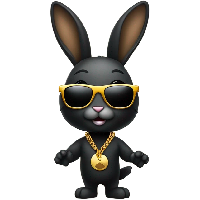 bunny black reggaeton  emoji