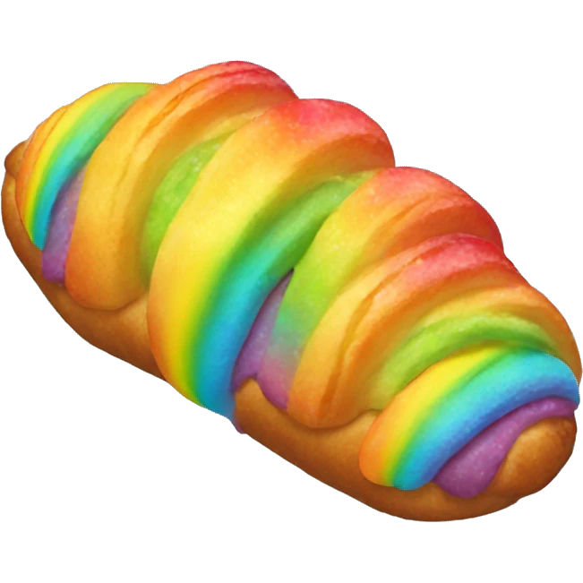 Rainbow croissant  emoji