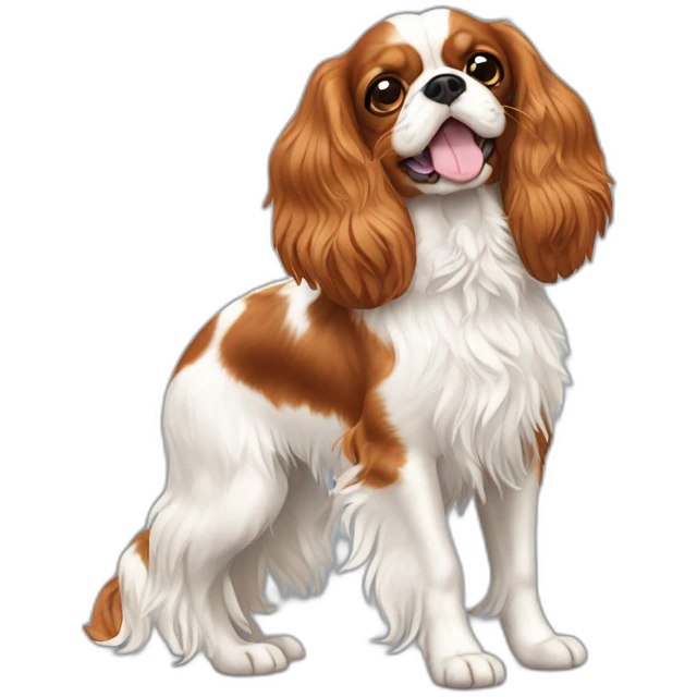  Cavalier King Charles Spaniel full body emoji