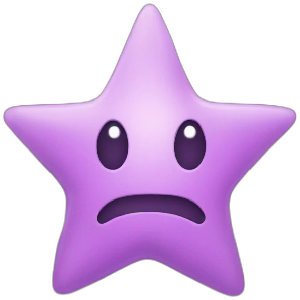Smiley star emoji