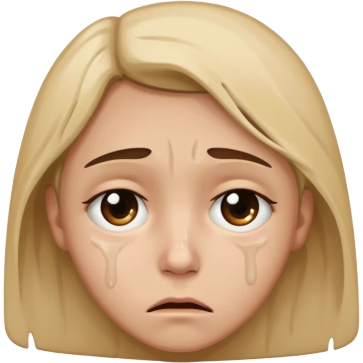 Realistic meaning for grieving  emoji