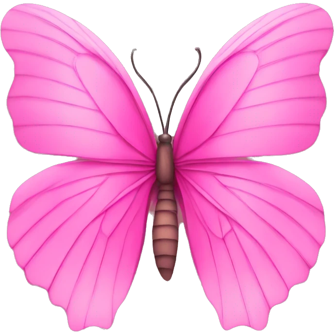 Butterfly wings pink  emoji