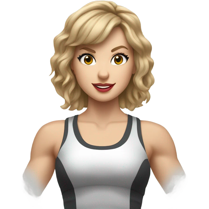 Weightlifting Taylor swift emoji