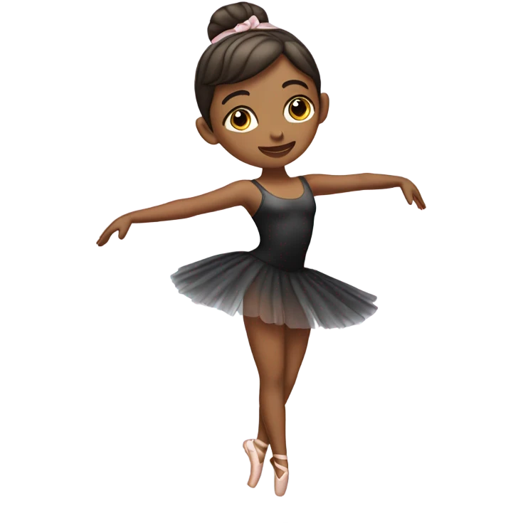 Ballerina with bow emoji