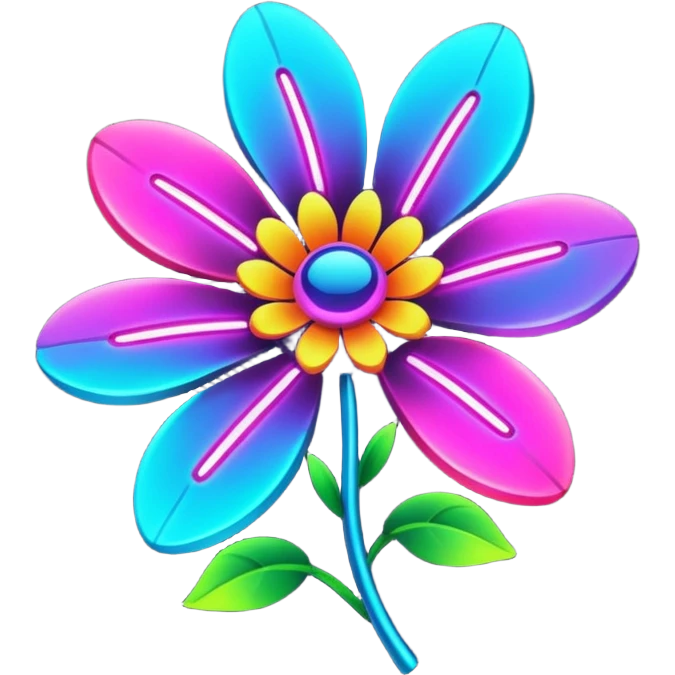 cyber flowers emoji
