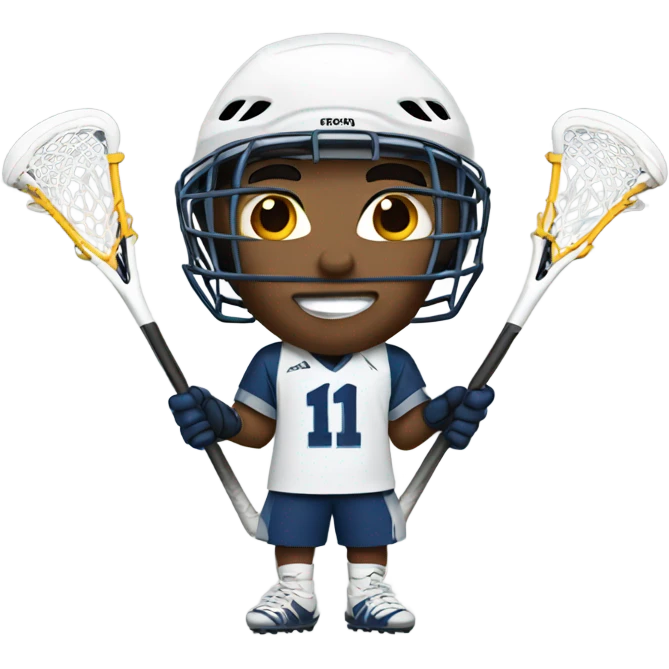 Lacrosse player emoji