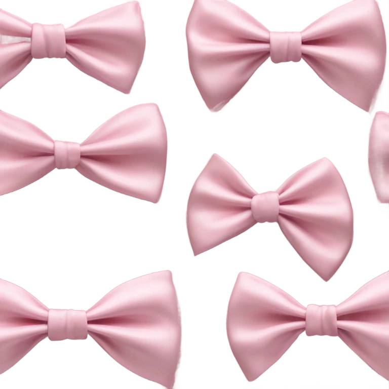 Baby pink bow emoji