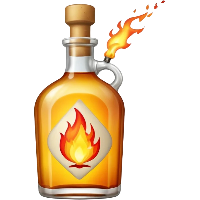 Molotov cocktail emoji