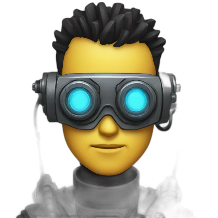 Cyberpunk Fuzil Laser emoji