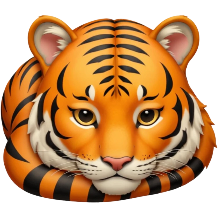 Tiger good night  emoji