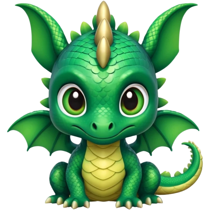 a dragon chibi style emoji