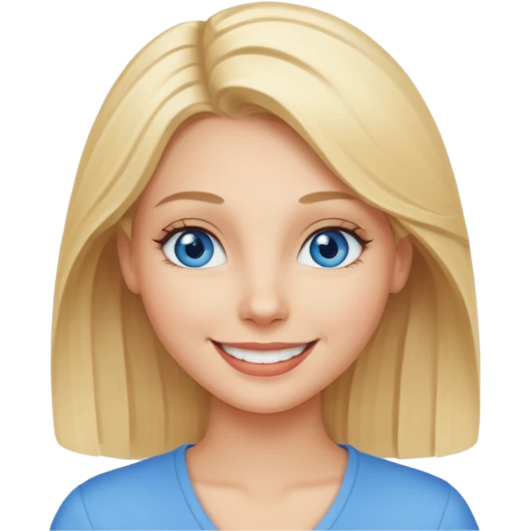 Female blonde hottie emoji
