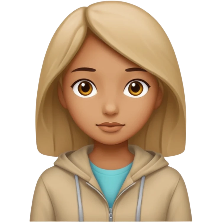 Chicas beige emoji