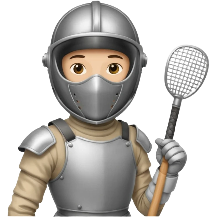 esgrimista com florete emoji