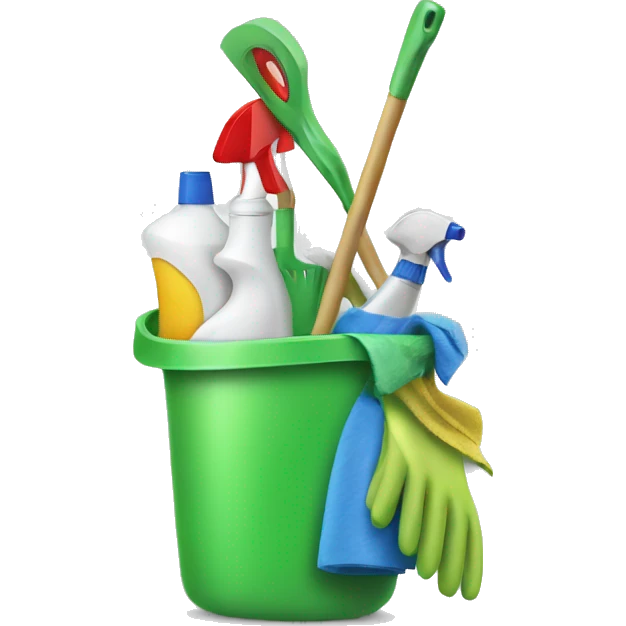 Cleaning supplies  emoji