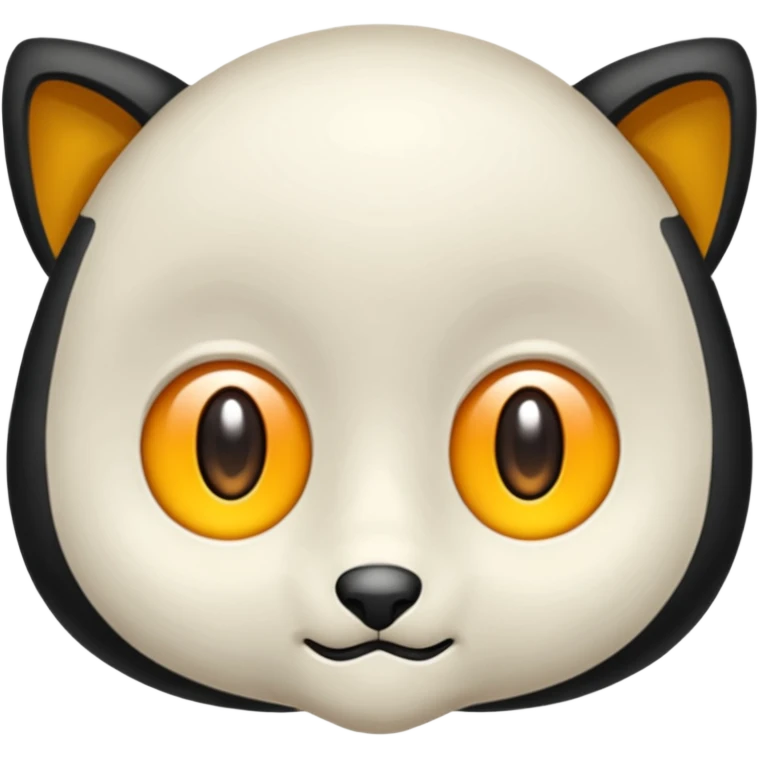 斑点狗图案的眼罩 emoji