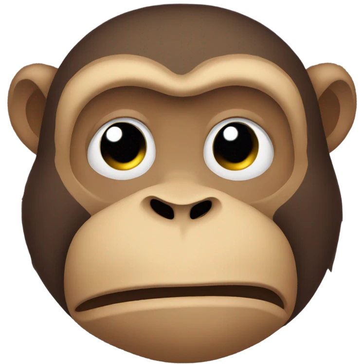 Monkey tired emoji