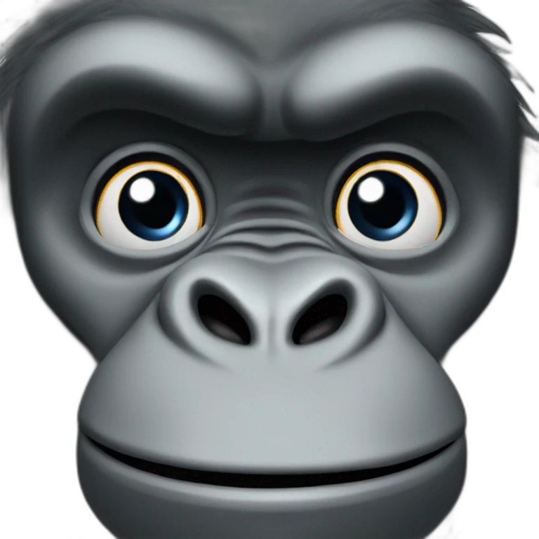 gorilla-waving emoji