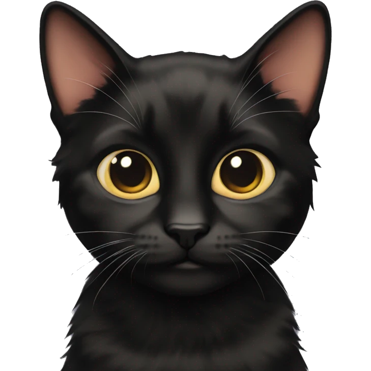 black calico cat emoji