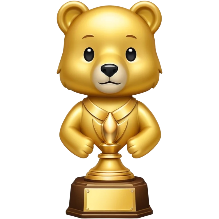 Golden bear award emoji
