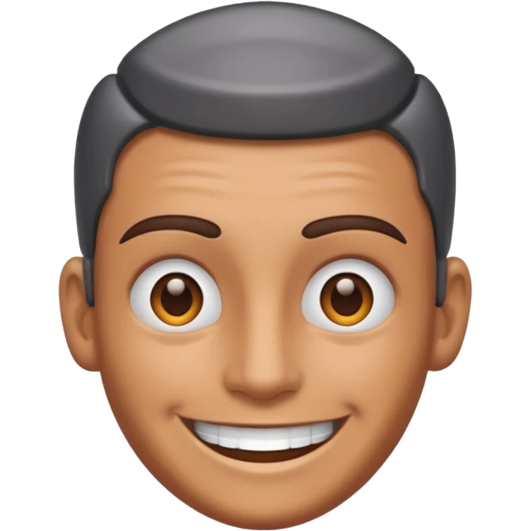 smile iron head  emoji