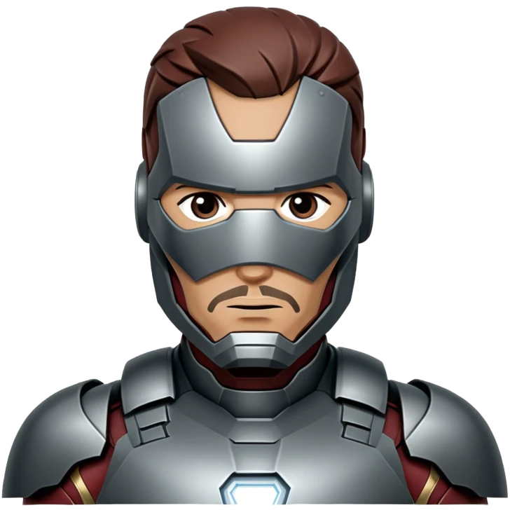james rhodes black iron man from  from civil war emoji