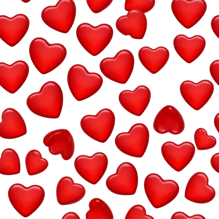 Gomita en forma de corazón  emoji