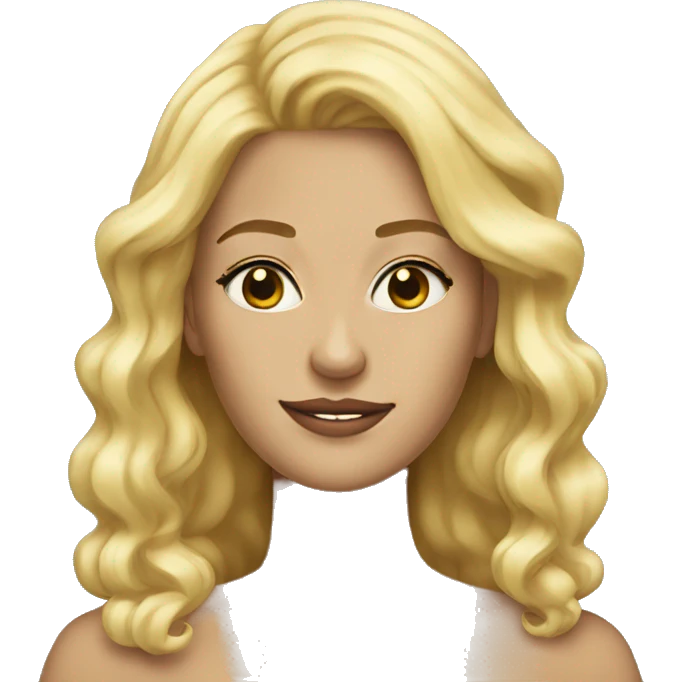 Queen blonde woman beautiful emoji