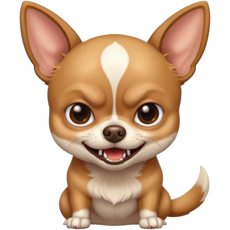 very angry chihuahua emoji