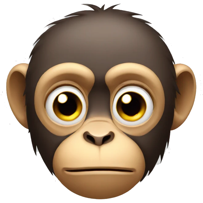 Monkey triste emoji