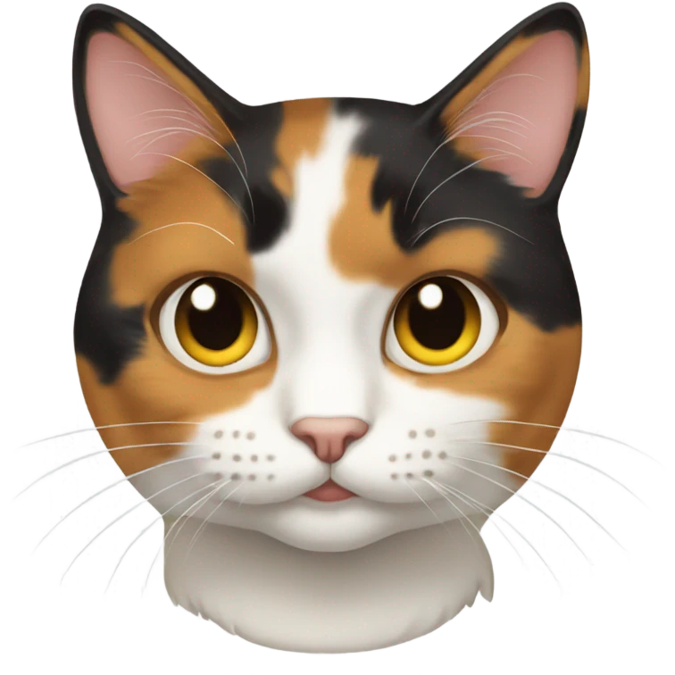 Calico cat emoji