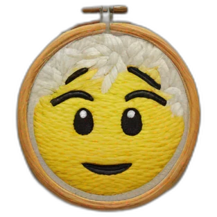 Embroidery emoji