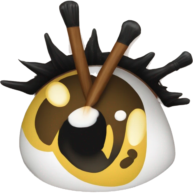 Huge nails make up slay emoji
