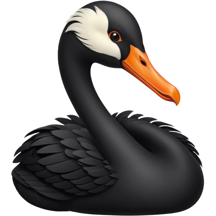 Black swan emoji