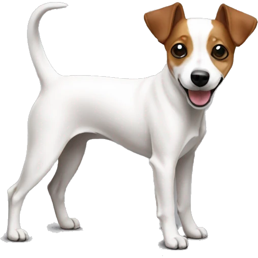  jack russell tutto bianco pinscher emoji