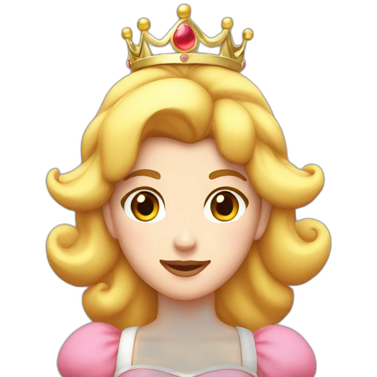 Princess Peach emoji
