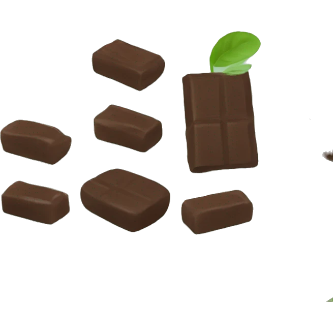 chocolate y menta emoji