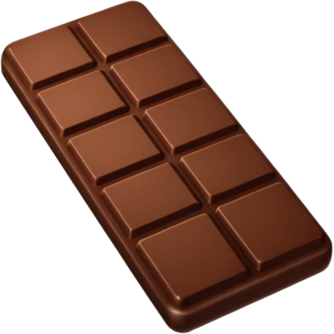 Depict a chocolate as emoji emoji